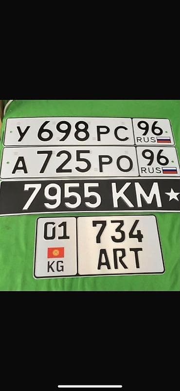 Аксессуары и тюнинг: 3Д номера Индивидуальные автонаклейки/таблички в стиле номерных — 1