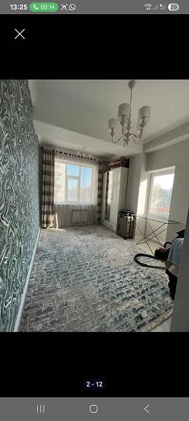 2 комнаты, 59 м², Тунгуч мкр Элитка, 2 этаж, Евроремонт