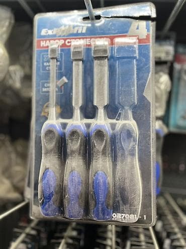 кондуктор мебельный: Набор стамесок, 4 шт. - Тип: столярные/плотницкие стамески - — 1