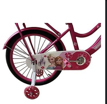 format velosiped: Детский велосипед, 2-колесный, 4 - 6 лет, Для девочки, Б/у — 5