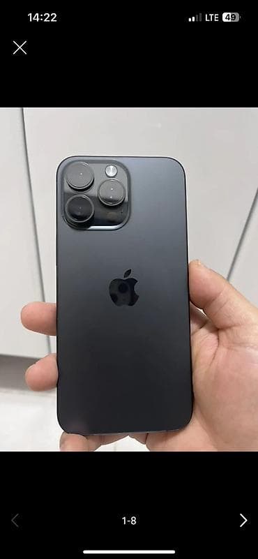 Зер буюмдар: IPhone 15 Pro Max, цвет Black/Space Black. Ключевые особенности: - — 2