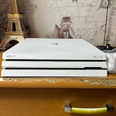 Видеоигры: ПРОДАЮ PS4 PRO 1TB (белая) Консоль долго лежала без использования — 2