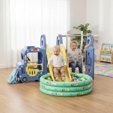 игры из игры в кальмара: Детская горка Для дома, Пластик, Новый — 1