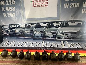 Задний пневмобаллон, Комплект пружин амортизатора, Передний амортизатор Mercedes-Benz Б/у, Оригинал, Германия