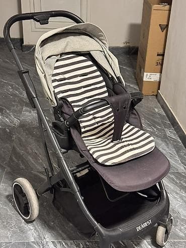Детский мир: Прогулочная коляска DEAREST - Легкая и маневренная рама с поворотными — 4