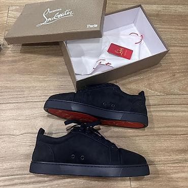 кожа батинка: Мужские кроссовки, 41, Christian Louboutin, Новый, цвет - Синий, Самовывоз — 1