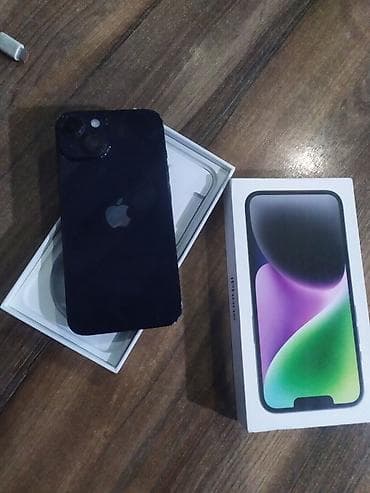 google fold: IPhone 14 — 256 ГБ, цвет Midnight (черный) АКБ 77 радной ✅ — 1