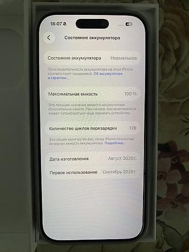 17 pro: IPhone 17 Pro, Б/у, 256 ГБ, Серебристый, Коробка, 100 % — 7