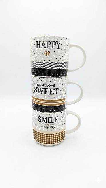 кружки именные: Керамические кружки с позитивными надписями Особенности: - Материал — 4