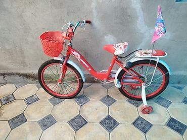 велосипеды для двойни: Детский велосипед, 2-колесный, 6 - 9 лет, Для девочки, Б/у — 2