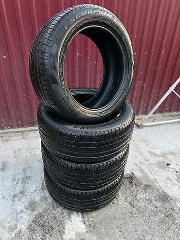 Шины: Шины 255 / 50 / R 19, Лето, Б/у, Комплект, Внедорожные (АТ/МТ), Pirelli — 4