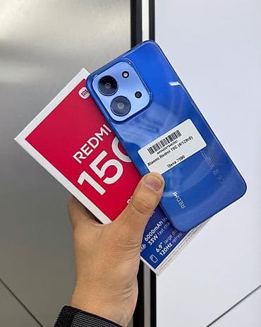 Redmi, Redmi 15C, Б/у, 128 ГБ, цвет - Синий, В рассрочку, 2 SIM