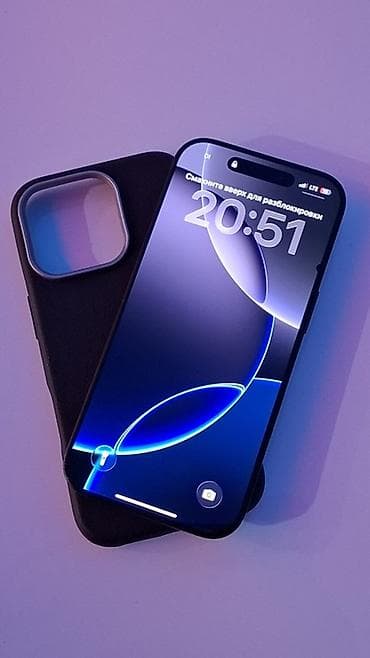 aiphon xs: IPhone 16 Pro, 256 ГБ, Черный, Чехол, 90 % — 5