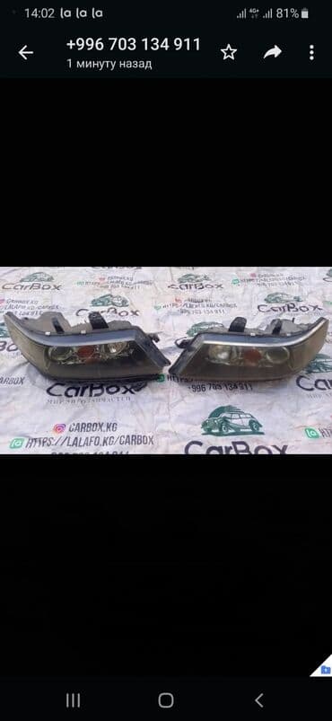 cl 7: Фары фара 
Хонда Аккорд 4
CL7 CL9 — 5