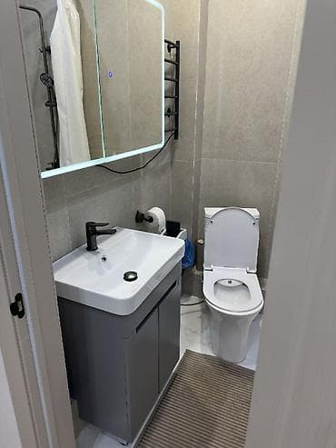 3 комнатная элитка: 1 комната, 51 м², Элитка, 12 этаж, Дизайнерский ремонт — 7