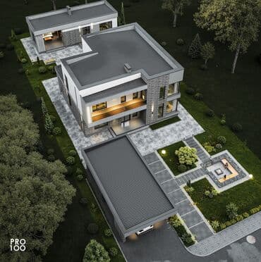 утопления дома: Дизайн, Проектирование | Офисы, Квартиры, Дома — 10