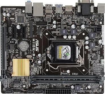 h110: Материнская плата для ПК, Б/у, Asus, LGA1151, Micro-ATX — 2