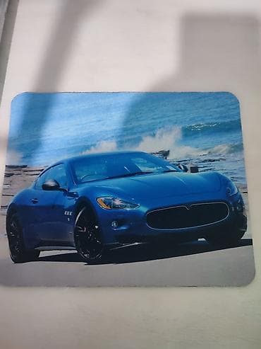 usb flash: Коврик для мыши с фотопечатью спорткара - Прямоугольная форма с — 1