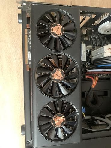 провод от монитора: Компьютер, ядер - 6, ОЗУ 16 ГБ, Игровой, Б/у, AMD Ryzen 5, AMD Radeon RX 5600 XT, HDD + SSD — 7