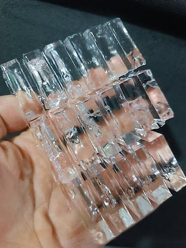 кубовик для воды купить: Лёд пищевой для лимонадов мелкий Half-Cube-ice мелкий в форме ромбик — 1
