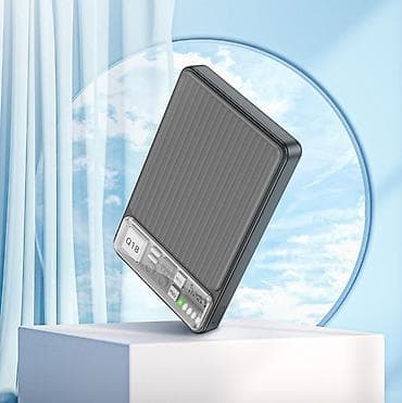 usb lightning: Hoco Q18 — компактный магнитный power bank с беспроводной зарядкой — 7
