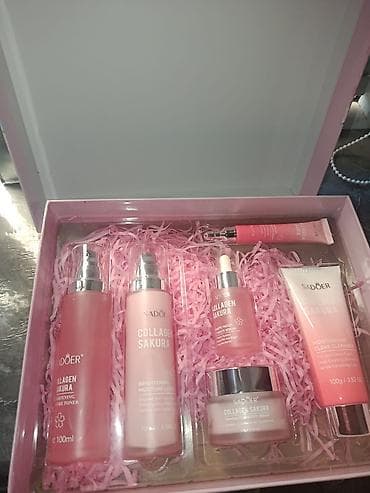 toner: Набор ухода за кожей SADOER Collagen Sakura — увлажняющий и — 3