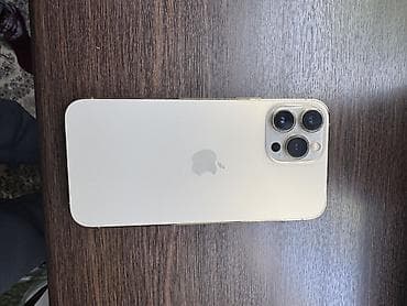 IPhone 13 Pro, Б/у, 256 ГБ, Золотой, Защитное стекло, 79 %