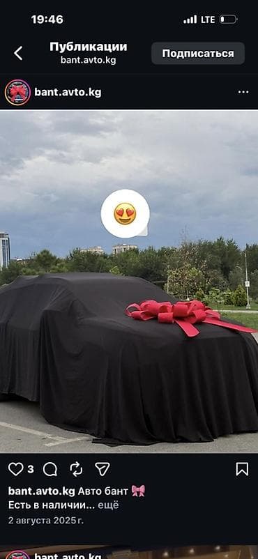 подарочный бант на машину: Большой декоративный авто-бант для оформления автомобиля. - Яркий — 3