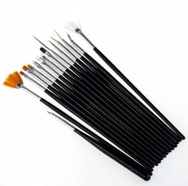 Набор кистей для маникюра и дизайна ногтей, 15 шт. Профессиональный