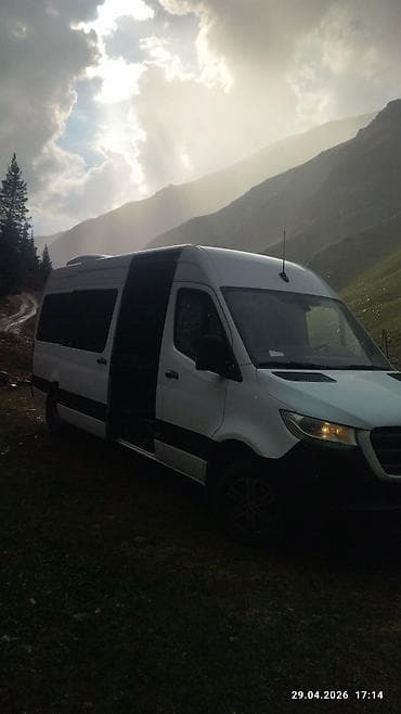 sprinter 516 2011: Пункт назначения: Аэропорт Манас, Количество мест: 17 — 10