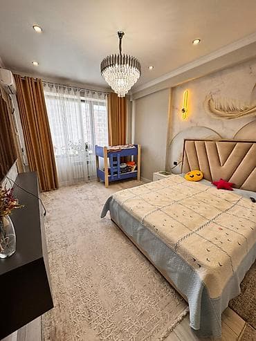 Недвижимость: 3 комнаты, 100 м², Элитка, Джал мкр (в т.ч. Верхний, Нижний, Средний) Элитка, 5 этаж, Евроремонт — 7