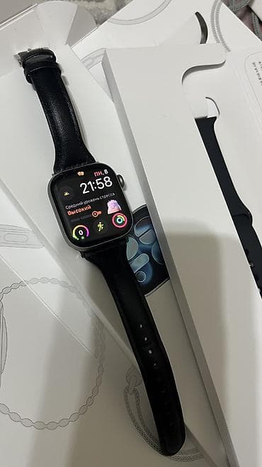 *Продаю Apple Watch Series 11, 42 мм* ⌚ Куплены в марте 2026 года. ✨ at lalafo.kg *Продаю Apple Watch Series 11, 42 мм* ⌚ Куплены в марте 2026 года. ✨