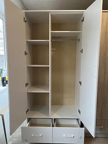 шкафы камоды: Шифоньер, шкаф для одежды, Новый, Прямой, ЛДСП — 2