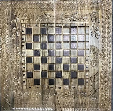 magic five: Нарды Шахматы два в одном ручной Работы ФИШКИ ФИГУРКИ ВСЁ В — 2