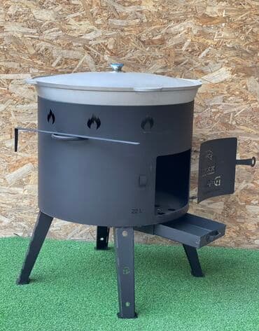 пищеварочный котёл: Печь заводской легко разбирается легко собирается краска — 7