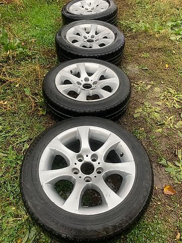 Колеса в сборе 225 / 55 / R 16, Всесезонная, Б/у, Комплект, Легковые, Литые, отверстий - 5