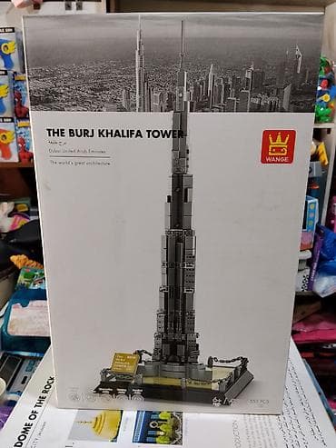 мир балконов: Конструктор WANGE “The Burj Khalifa Tower” - Архитектурная серия — 1