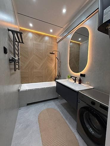 мкр западный: 2 комнаты, 80 м², Дизайнерский ремонт — 4