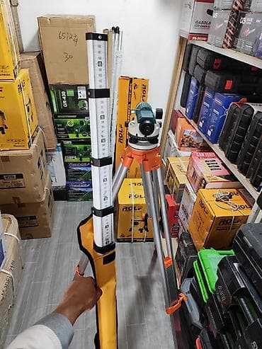 Курулуш жабдуулары: Оптический нивелир с алюминиевым штативом Описание: - — 8