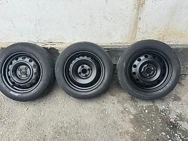 Транспорт: Дөңгөлөктөр монтажда 185 / 65 / R 15, All-season, Колдонулган, Жеңил унаалар, Темир, тешиктери - 4 — 1