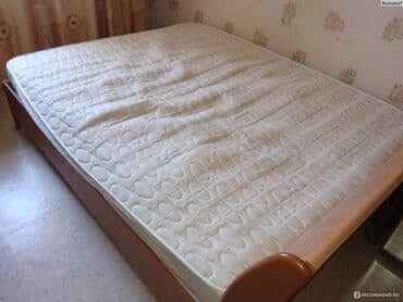 двуспальные матрасы размеры: Спальный матрас, Б/у, Двуспальный, Пружинный, Матрасы средней жесткости, Самовывоз — 1