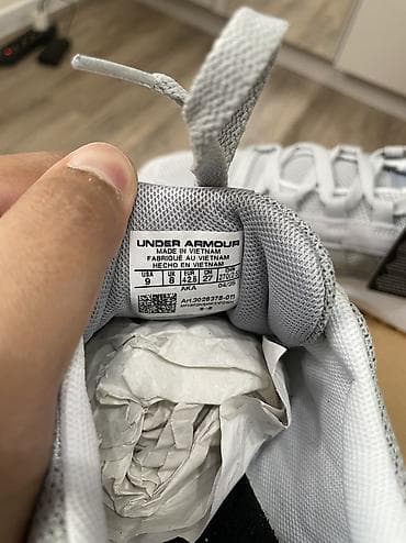 Мужская обувь: Мужские кроссовки, 42, 42.5, Under Armour, Новый, цвет - Серый, Самовывоз — 6