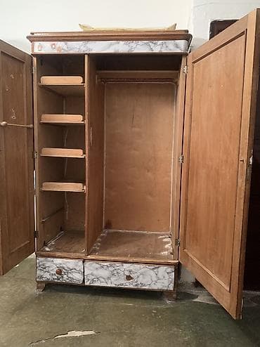 berber mirror second hand: Шифоньер, шкаф для одежды, Б/у, Прямой, Дерево — 2