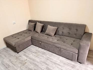 Комплект мягкой мебели, цвет - Серый