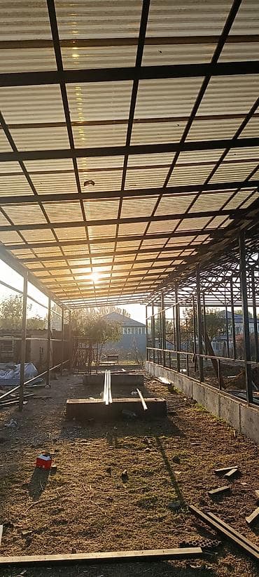 ящик фанера: Навес, Другая форма, Металл, Другой материал, Установка — 4