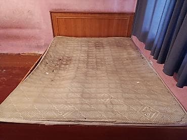 продам раскладушку: Двуспальная кровать с изголовьем и выдвижными ящиками - Размер — 1