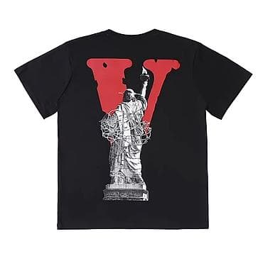 Мужская одежда: Футболка VLONE Statue of Liberty - Уникальный графический дизайн: на — 1