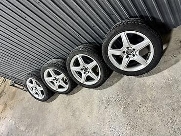 Колеса в сборе 225 / 50 / R 17, Зима, Б/у, Комплект, Легковые, Литые, отверстий - 5