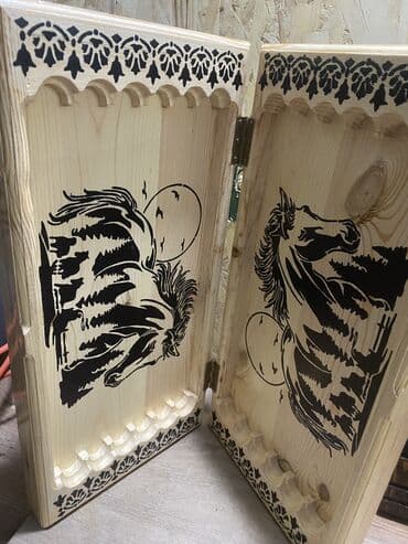 настольные наборы: НАРДЫ ШАХМАТЫ ДВА В ОДНОМ. НАРДЫ., ВСЁ В КОМПЛЕКТЕ ИДЁТ ФИШКИ ФИГУРКИ — 6