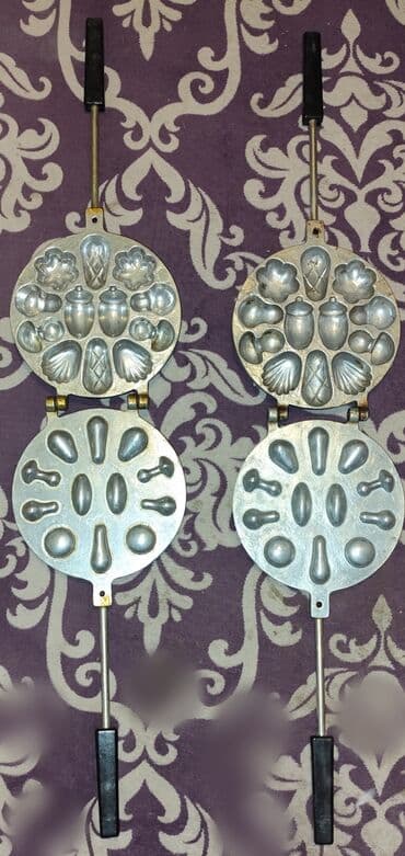 бу макбуки: Город Кара Балта . Набор алюминиевых форм-орешниц/вафельниц для — 2